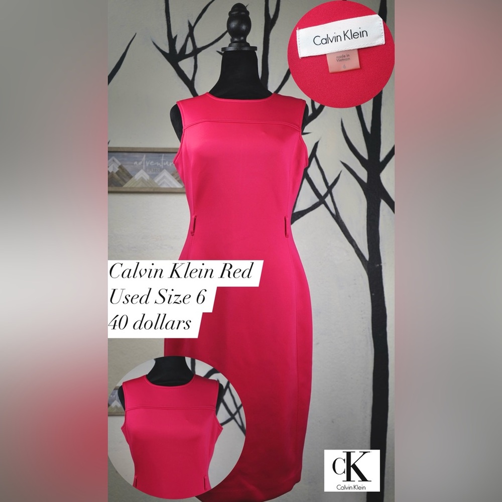 Casual Calvin Klein Red dress
Used Size 6